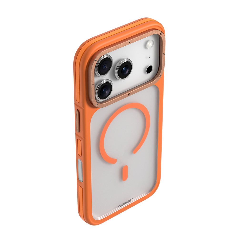 Youngkit Rock Sand Serisi iPhone 17 Pro M-safe Telefon Kılıfı Youngkit Rock Sand Serisi iPhone 17 Pro M-safe Telefon Kılıfı